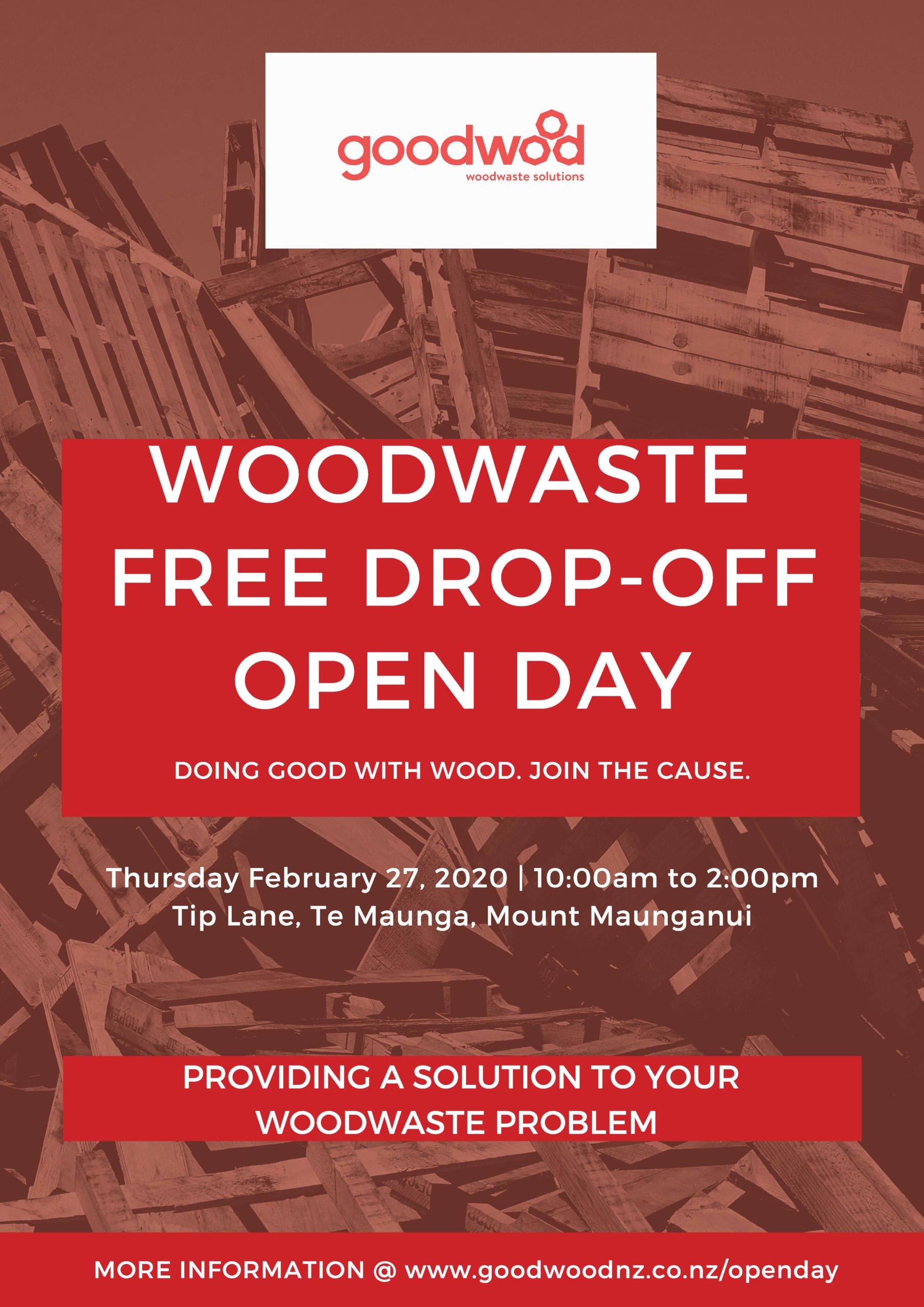 Woodwaste Free Drop-Off Open Date
